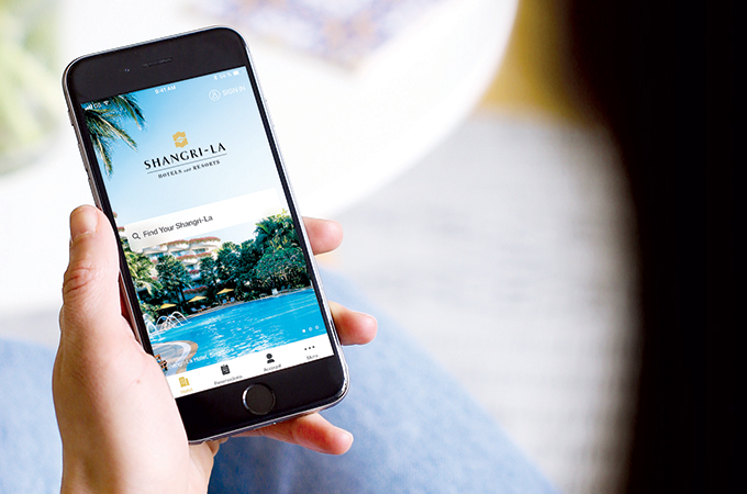  Shangri-La’s mobile app offers more perks